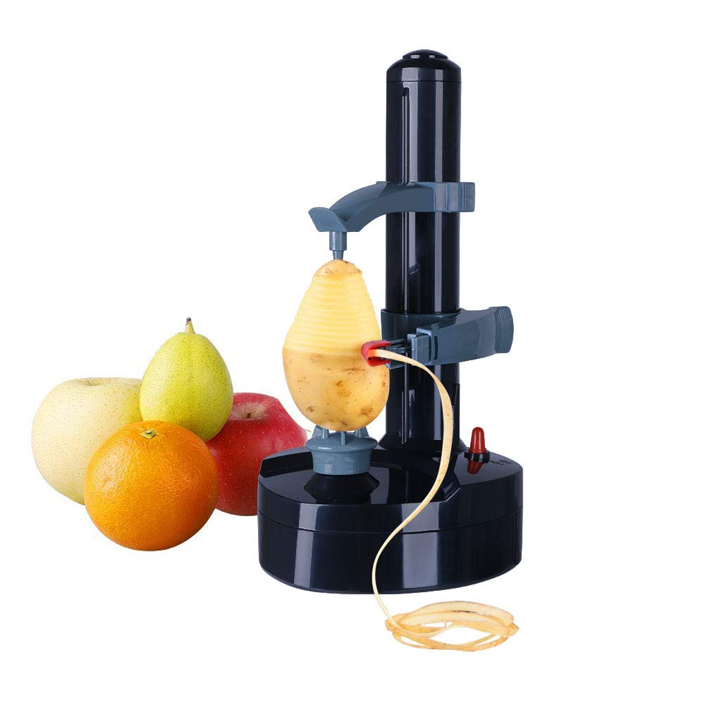Vicloon Electric Fruit and Vegetable Peeler,Automatic Rotating Multifunction Stainless Steel