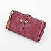 Jastore® Women Ladies Elegant Long PU Leather Card Holder Purse Clutch Wallets (Wine Red)
