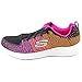 Skechers Sport Women's Burst Ellipse Fashion Sneaker,Black/Pink/Orange,9 M US
