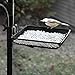 Mesh Tray Accessory For Backyard Bird Feeding Stations, Pole Mounted Feeding Platform Attachment