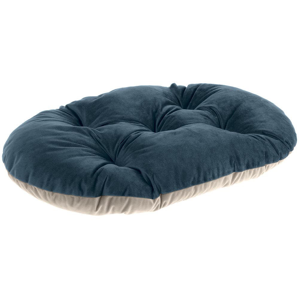 Ferplast Cat and dog cushion PRINCE 45/2, Padded pet bed, Double-face, Soft velvet, Washable, Black