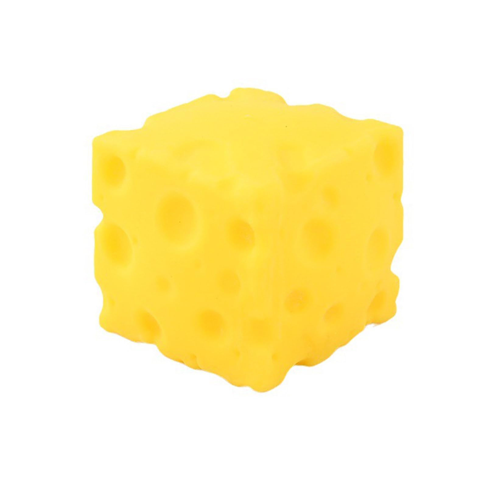 Oxxggkao Yellow Cheese Squishy, Soft Slow Rebounding Squeeze Toy, Cute Novelty Stress Relief Toy, 1.97 Inch, for Adults Party Favors & Daily Relaxation