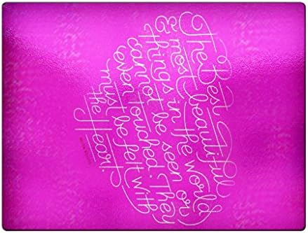 Heart Best N Most Beautiful - Glass Cutting Board