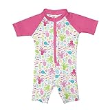 i play. by green sprouts Baby Swimwear Sunsuit's Girls, White Sea Pals, 18mo