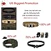 YAHILL® Safety Security Tactical Belt Combat Gear Adjustable Heavy Duty Police Equipment Accessories for Sports Outdoor (Black-Origin)
