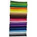 flic-flac 42pcs1.4mm Thick Soft Felt Fabric Sheet Assorted Color Felt Pack DIY Craft Sewing Squares Nonwoven Patchwork (20cm * 30cm)