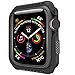 Compatible Apple Watch Case 44mm, Series 4 Series 5 Shock-Proof and Shatter-Resistant Protector Bumper iwatch Case(Black)
