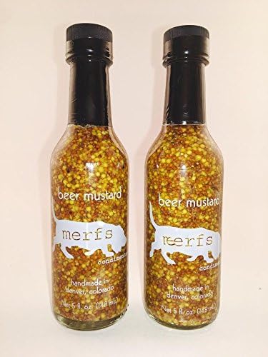 Merfs Beer Mustard, (2) 5 oz Bottles
