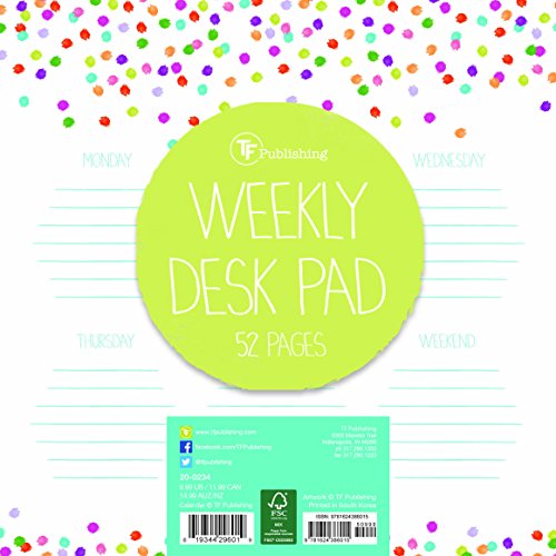 Sprinkles Weekly Desk Pad by