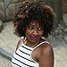 MILISI Short Kinky Curly Wigs for Black Women Synthetic Afro Wig African American Full Wigs with Wig Cap (Dark Brown) MLS029