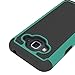 Galaxy J3 2016 Case,Galaxy J3V Case,Galaxy J3 6 Case,Galaxy Amp/Express Prime Case,Galaxy Sky/Sol Case,Asmart Shockproof Dual Layer Protective Cover Phone Case for Samsung Galaxy J3 V 2016 (Turquoise)