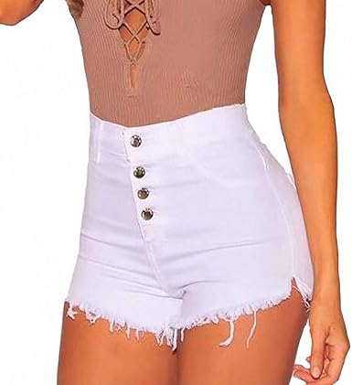 high waisted mini shorts