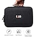 BUBM Adjustable Gadget Organizer, Ultra-Compact Electronics Travel Organizer Bag for Chargers,Cables, Cords,Plugs, Memory Cards and More-Fits for iPad Mini, (Medium, Black)