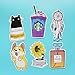 Teen Girls Cute Cartoon Laptop Stickers Car Skateboard Motorcycle Bicycle Luggage Guitar Bike Decal 45pcs Pack