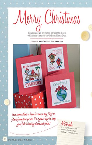 image for Cross Stitched Cards for the Holidays: Simply Stylish Cards and Tags f