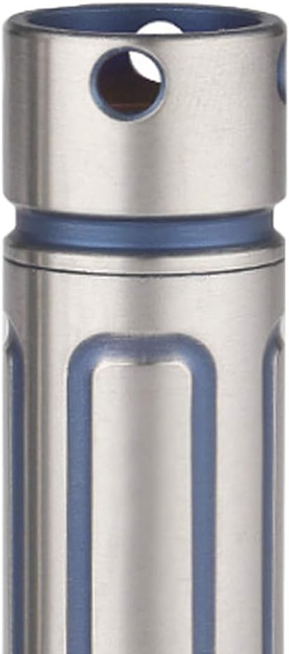 lahomia Titanium Waterproof Sealed Bottle Capsule Toothpick Dry Box Tank for Hiking - Silver, M : Sports & Outdoors