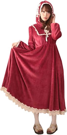 Amazon Favoriteオリジナル お部屋でまったり 童話の世界を楽しむ赤頭巾ちゃんルームウェア 生産未確定予約 ルームワンピース ネグリジェ 通販