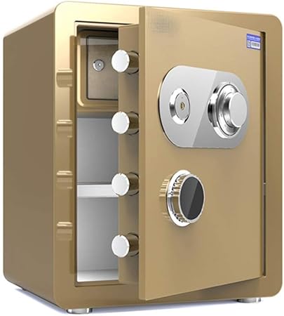 Cxjff Caja Fuerte de Oro, 3 tamaños, de Gran Capacidad de Hotel