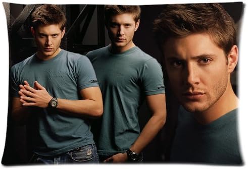 Supernatual Jensen Ackles Pandora Design Custom Zippered Pillow Case 20x30 (twin sides print)