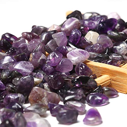 2 Kingyao+Amethyst+Tumbled+Crushed+Decoration