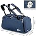 Sports Gym Bag with Shoes Compartment and Wet Pocket,42L Waterproof Duffel Bag for Men and Women,Durable Travel Duffel Bag with Shoulder Strap and Combination Lock