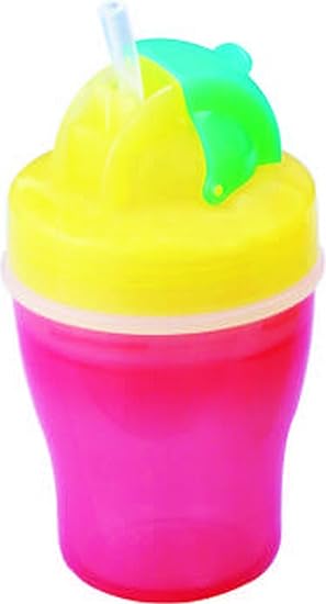 DOUBLE LAYER SUCKING CUP(PINK & YELLOW)