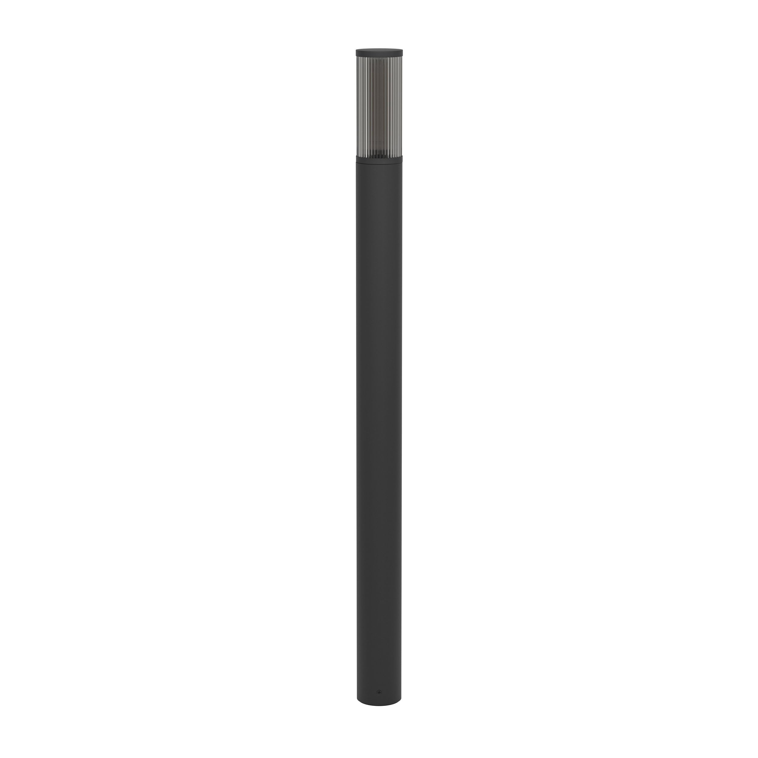 Eglo Garden lamp Post Salle, Outdoor lamppost Light, Garden and Terrace Lighting, Path Light Made of Black Metal and Plastic, E27 Socket, IP54, 110 cm