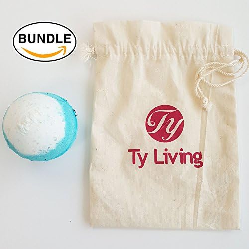 BUNDLE | LUSH Big Blue Bath Bomb + Tyliving ECO-Friendly bag for STRESS Free Debris removal usage, Don't clean your bath again with Tyliving.