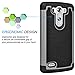 Tekcoo LG G3 Vigor Case, LG G3 Mini Case, (TM) [Tmajor Series] [Grey] Shock Absorbing Hybrid Rubber Plastic Impact Defender Slim Hard Case Cover Shell for LG G3 Vigor,G3 Mini LS885 D725