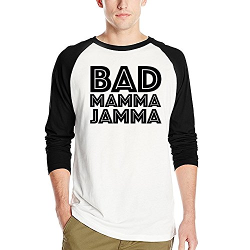 Bad Mamma Jamma Baseball Style Shirt For Mens XXXL White