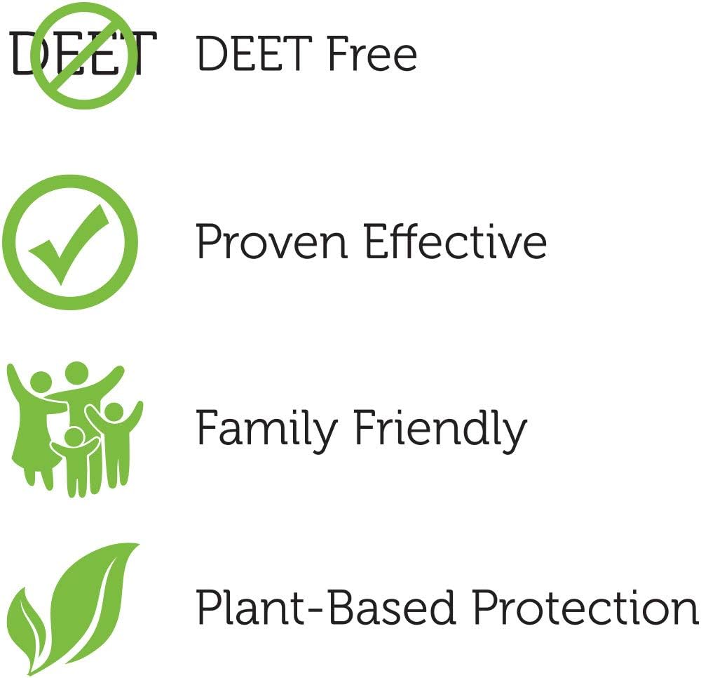Quantum Buzz Away - Natural DEET-free Insect Repellent, Citronella Essential Oil Bug Spray, Original Formula - Small Children and Up, Travel Friendly - 6 Fl Oz: Health & Personal Care