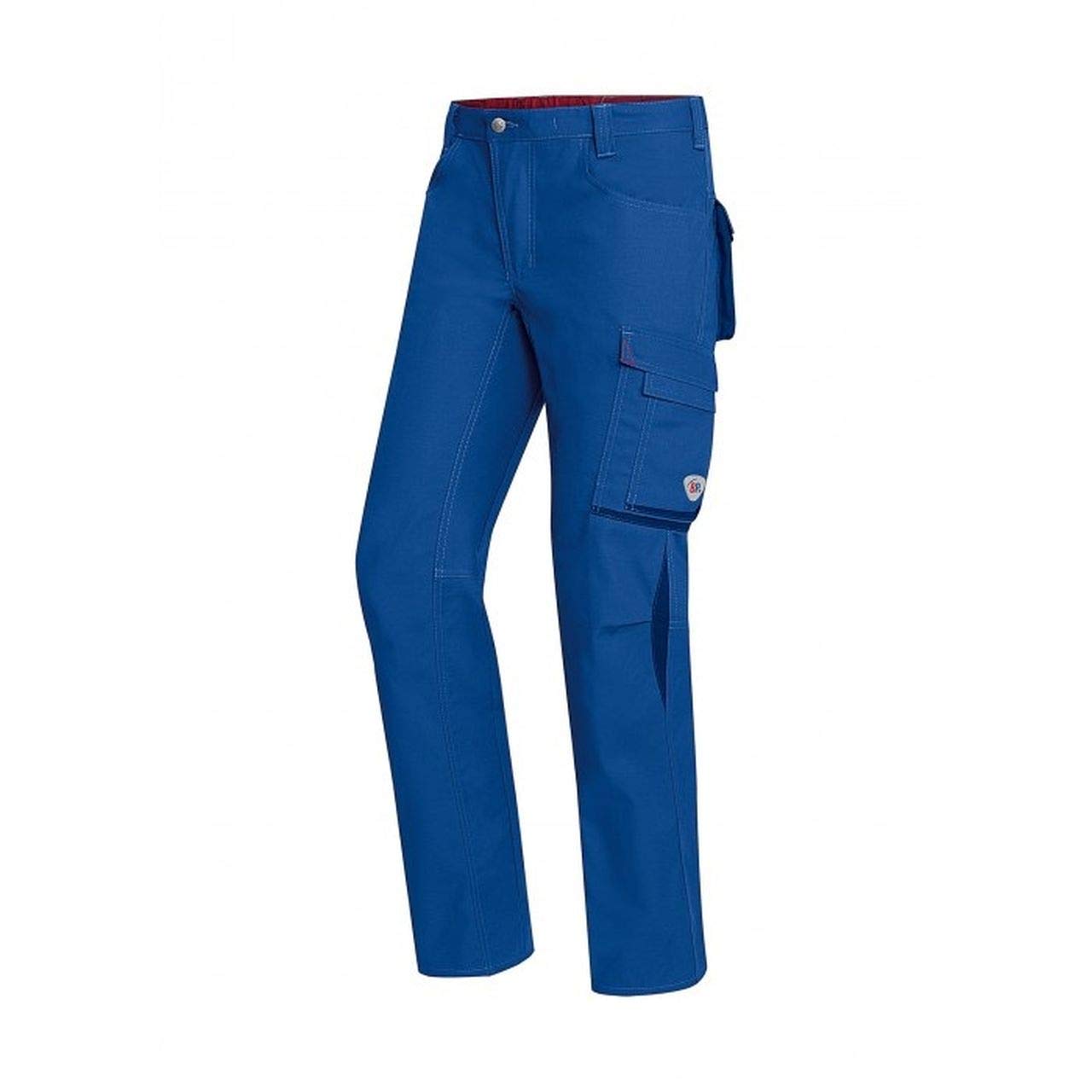 BP 1482-060-44 Bib & Brace, Fabric Braces With Rubber Insert, 300,00 G/M², Pure Cotton, Sand, Size 39/40L