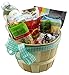 Wooden Half Bushel Baskets (2-Pack); Large Round Wood Farm Market Baskets for Decorating, Gardening, Fall Seasonal Displays (Natural, Tall)