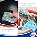 MR.SIGA Cellulose Scrub Sponge, Kitchen and Dish Scrubber, 12-Pack, Size 11 x 7 x 2.2cm