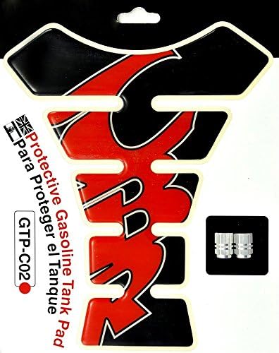 Yana Shiki USA GTPC02R Red/Black Tank Pad (Honda Cbr)