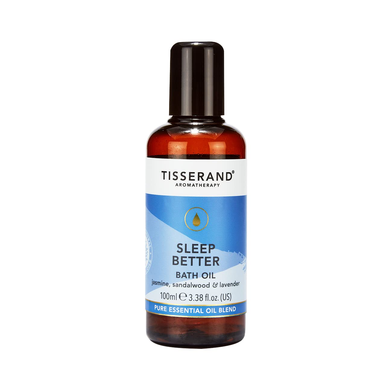 Tisserand - Sleep Better - Bath Oil - Lavender, Jasmine & Sandalwood Essential Oils - 100% Natural Pure Essential Oils - 100ml