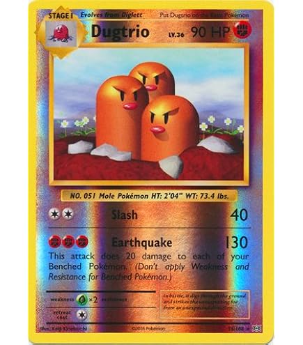 Pokemon - Diglett (55/108) - XY Evolutions - Reverse Holo