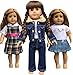 In-style American Girl Doll Clothes Accessories fits Our Generation dolls, Journey Girls and 18-inch dolls