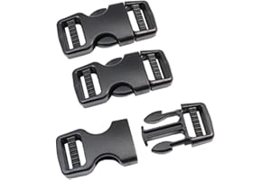 Baitoo Side Release Buckles Heavy Duty Plastic Buckle Snap Clips Clasps Backpack Buckle Replacement for Strap