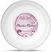 [40 Count - 9 Inch Plates] Laura Stein Premium Heavy Weight Crystal Clear Disposable Plastic Dinner Size Plate, Great For Wedding, Event, Parties, Catering, Buffets, 1 Pack