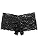 Barbra Lingerie Crotchless Panties Underwear Women Lace Open Crotch Boyshort 1pc (L)