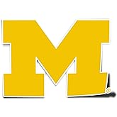 Desert Cactus University of Michigan Sticker Wolverines Blue Hail Vinyl Decal Laptop Water Bottle Car Scrapbook (IND 1)