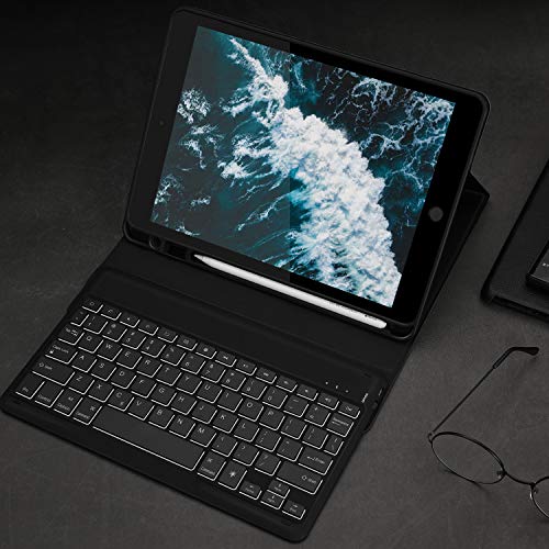 Jelly Comb Backlit Keyboard Case for iPad 10.2 2019(7th. Gen)/iPad Air