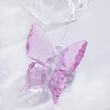 H&D HYALINE & DORA Crystal Flying Butterfly Figurine Glass Ball Base 5in view 9