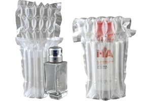 (10 Pack + Free Pump) BZQZDAI 4.7×1.6 Inflatable Air Column Bags Air Cushion Pouch Protectors for Packing Glass, Ceramic,Electronics Lightweight Transparent Ensure Safe Transportation During