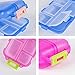 2 Pack Pill case Travel Pill Organizer, Pill Box for Purse Vitamin Fish Oil 10 Compartments Container Medicine Box by M Muchengbao