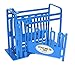 Little Buster Toys Squeeze Chute - Priefert Squeeze Chute with Sliding Gates in Blue, 1/16th Scale