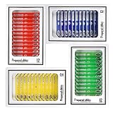 Kids Microscope Prepared Slides, Bysameyee Plastic 48pcs Animals Insects Plants Flowers Sample Specimens for Students Homeschooling Biology Science Programs (Microscope Prepared Slide)