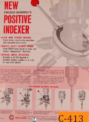 Chicago Quadrill, Dril Presses, Mounting and Parts List