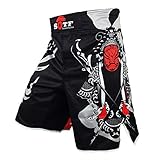 SOTF MMA Shorts Boxing Muay Thai Boxing Trunks Tiger Muay Thai Kickboxing Fight Wear Guan Yu China's Wind MMA